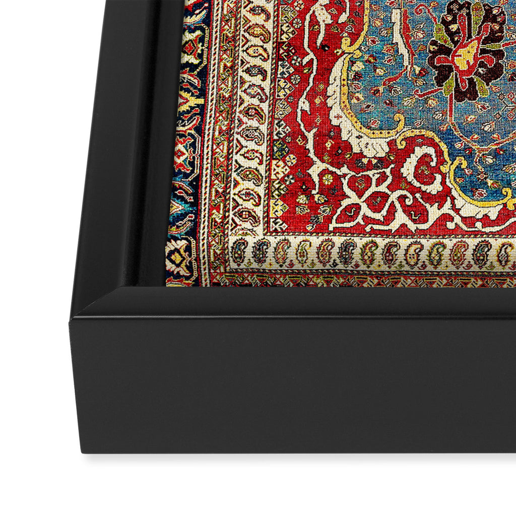 Qashqaâi Kashkuli Fars Southwest Persian Rug Print Framed Canvas Print Gallery Image 3