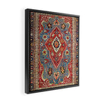 Qashqaâi Kashkuli Fars Southwest Persian Rug Print Framed Canvas Print Gallery Image 2