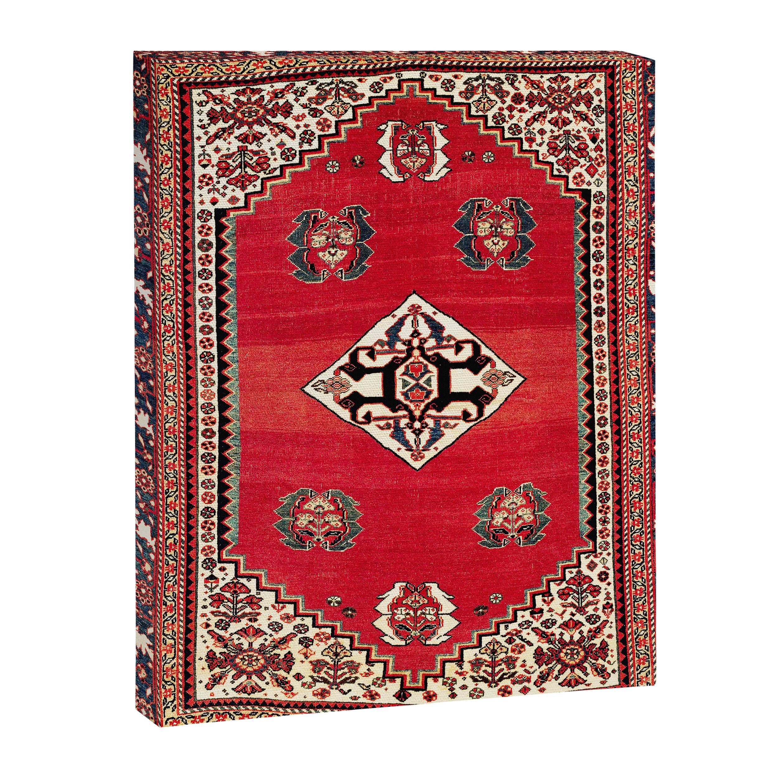 Qashqa'i Kashkuli Fars Southwest Persian Rug Print Canvas Print Gallery Image 3