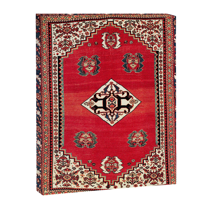 Qashqa'i Kashkuli Fars Southwest Persian Rug Print Canvas Print Gallery Image 1