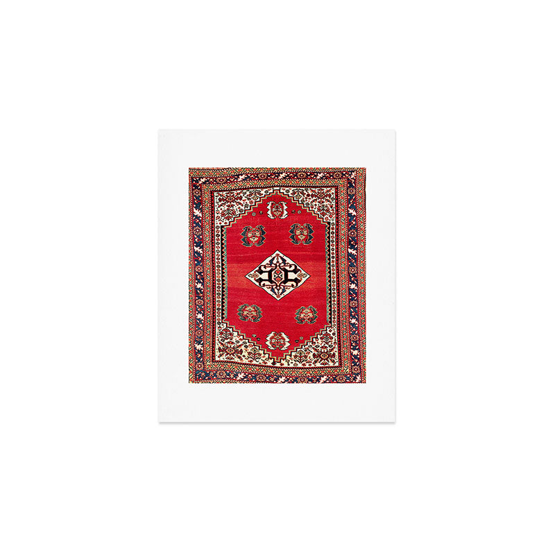 Qashqa'i Kashkuli Fars Southwest Persian Rug Print Art Print Gallery Image 1