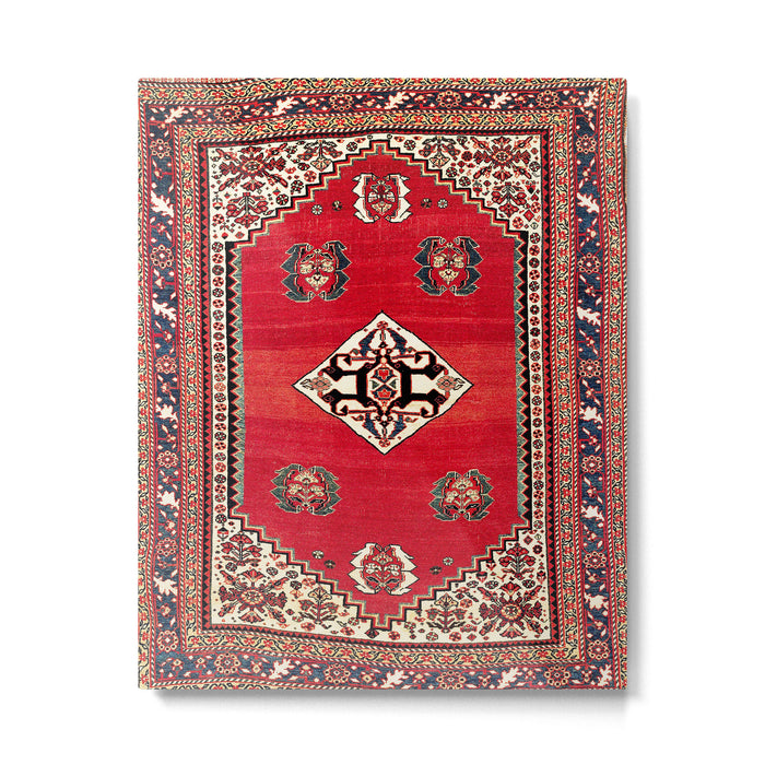 Qashqa'i Kashkuli Fars Southwest Persian Rug Print Metal Print Gallery Image 1