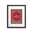 Qashqa'i Kashkuli Fars Southwest Persian Rug Print Framed Art Print Gallery Image 5