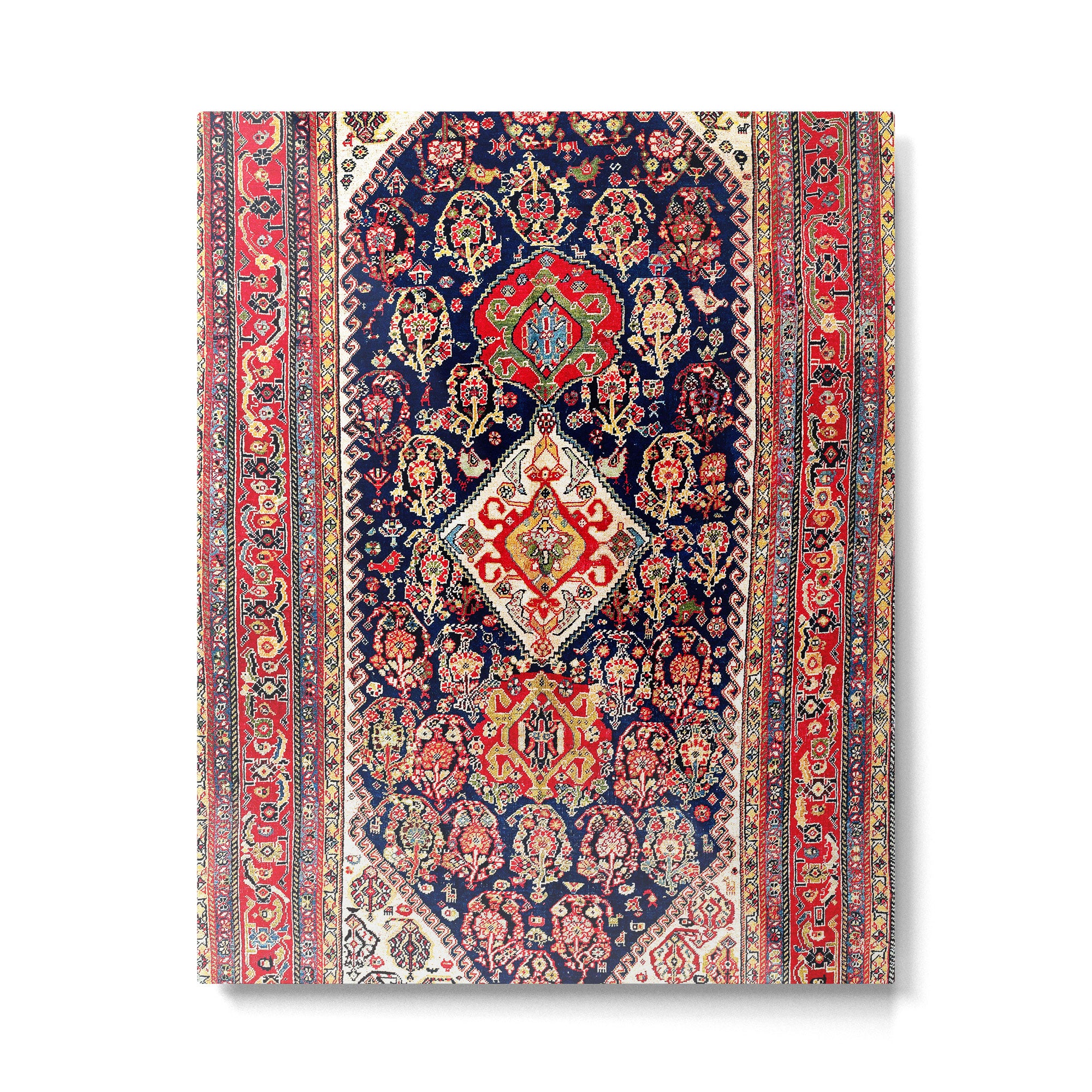 Qashqaâi Kashkuli Fars Southwest Persian Rug Metal Print Gallery Image 4