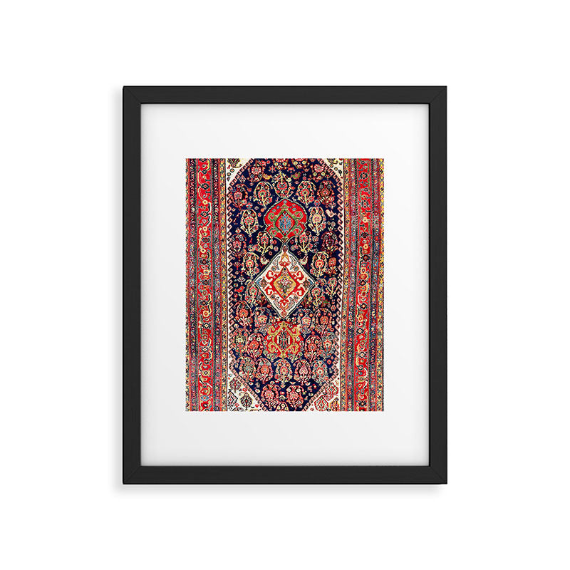 Qashqaâi Kashkuli Fars Southwest Persian Rug Framed Art Print Gallery Image 5