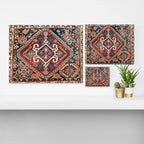 Qashqai Khorjin  Antique Fars Persian Bag Face Print Canvas Print Gallery Image 3