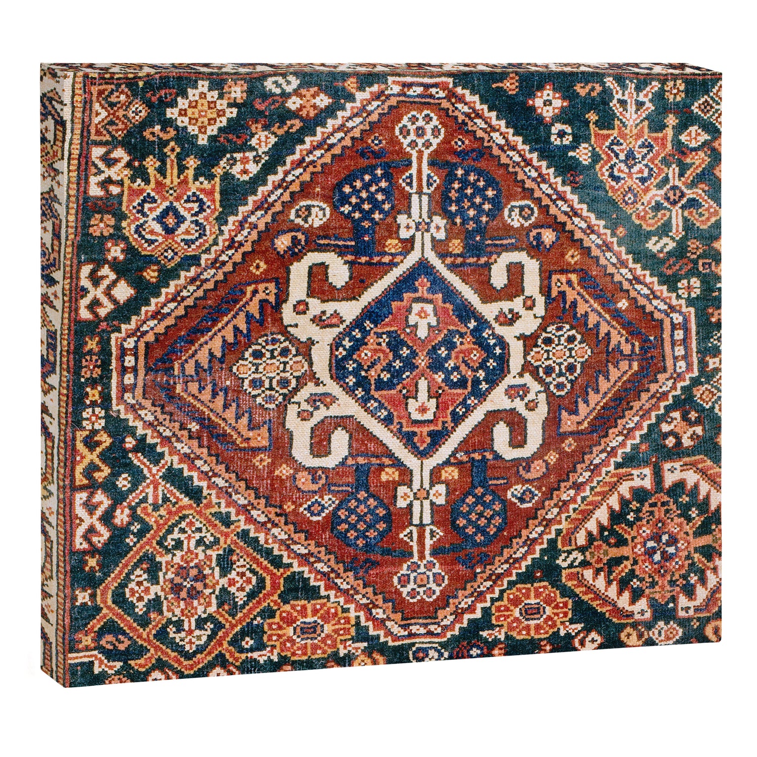 Qashqai Khorjin  Antique Fars Persian Bag Face Print Canvas Print Gallery Image 3