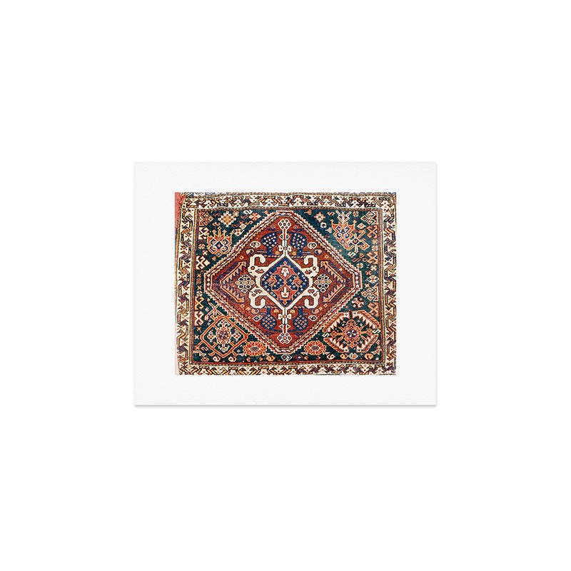 Qashqai Khorjin  Antique Fars Persian Bag Face Print Art Print Gallery Image 1