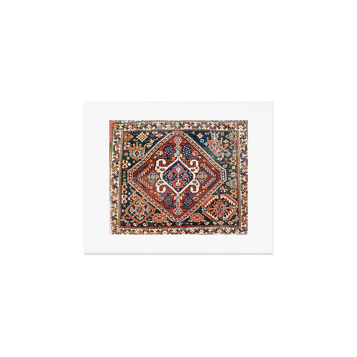 Qashqai Khorjin  Antique Fars Persian Bag Face Print Art Print Gallery Image 1