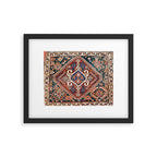 Qashqai Khorjin  Antique Fars Persian Bag Face Print Framed Art Print Gallery Image 5