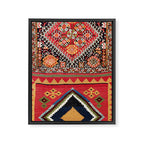 Qashqa'i Nomad Fars Southwest Persian Bag Print Framed Canvas Print Gallery Image 3