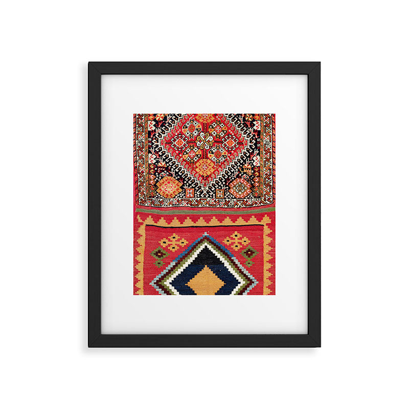 Qashqa'i Nomad Fars Southwest Persian Bag Print Framed Art Print Gallery Image 5
