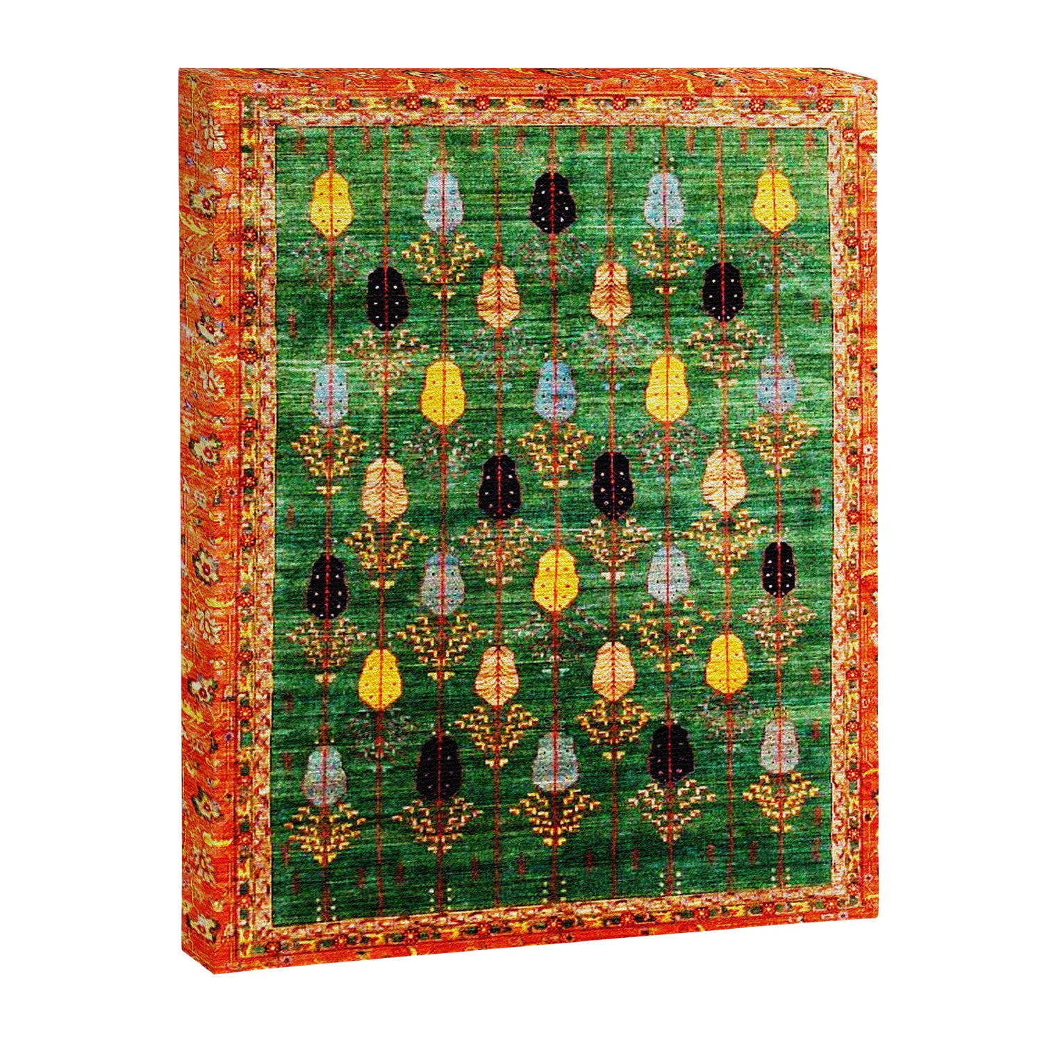 Q'ashqai Tribal Persian Rug Print Canvas Print Gallery Image 3