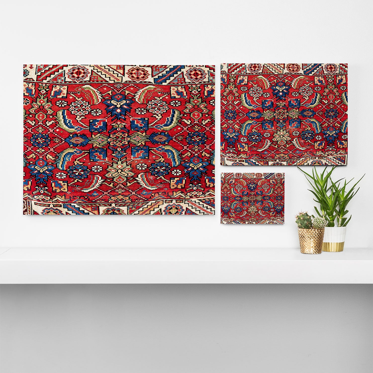 Qashqaâi Vagireh Fars Southwest Persian Sampler Print Canvas Print Gallery Image 3