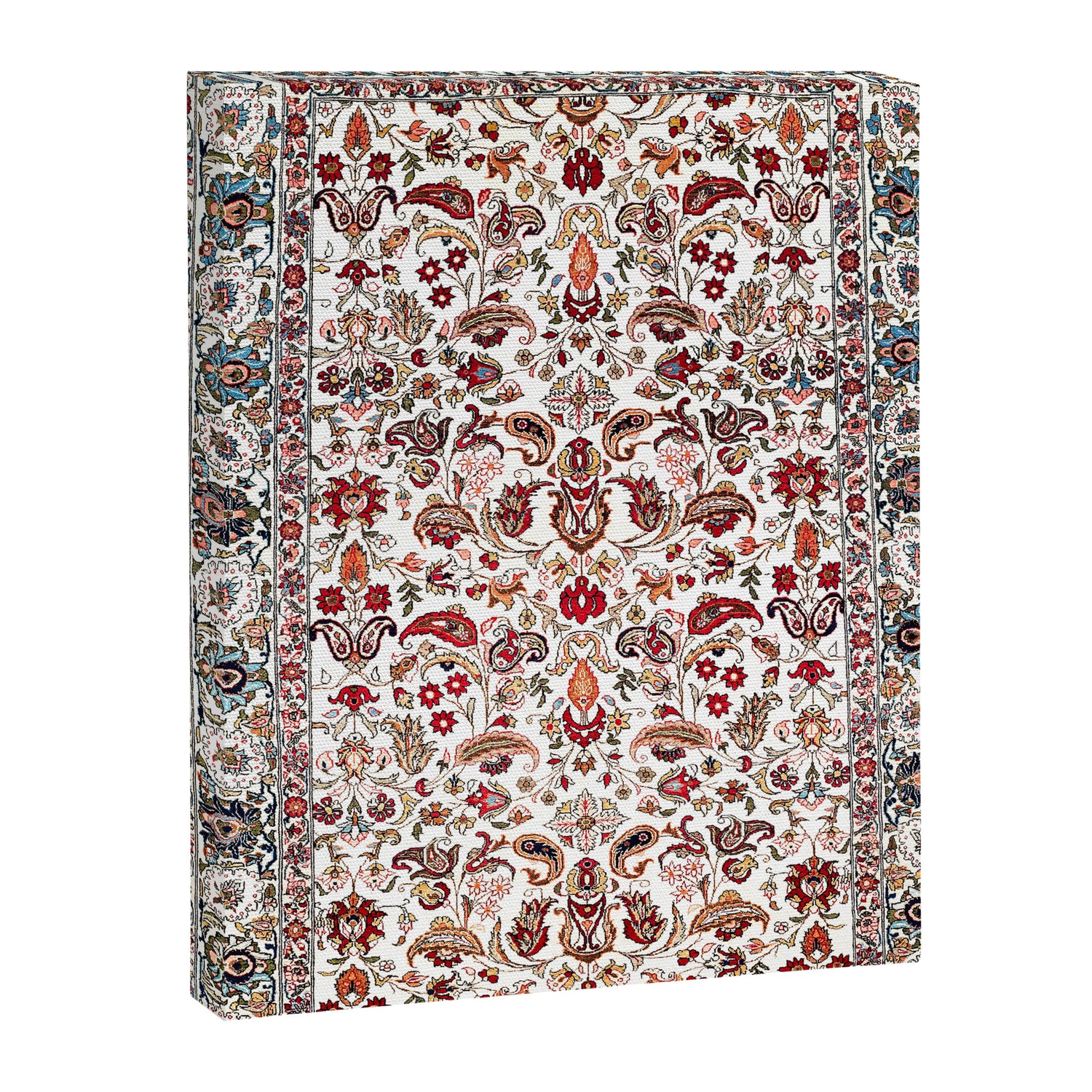 Qum Central Persian Rug Print Canvas Print Gallery Image 3