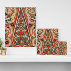 Rasht  Antique North Persian Embroidery Print Canvas Print Gallery Image 3