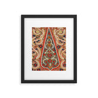 Rasht  Antique North Persian Embroidery Print Framed Art Print Gallery Image 4