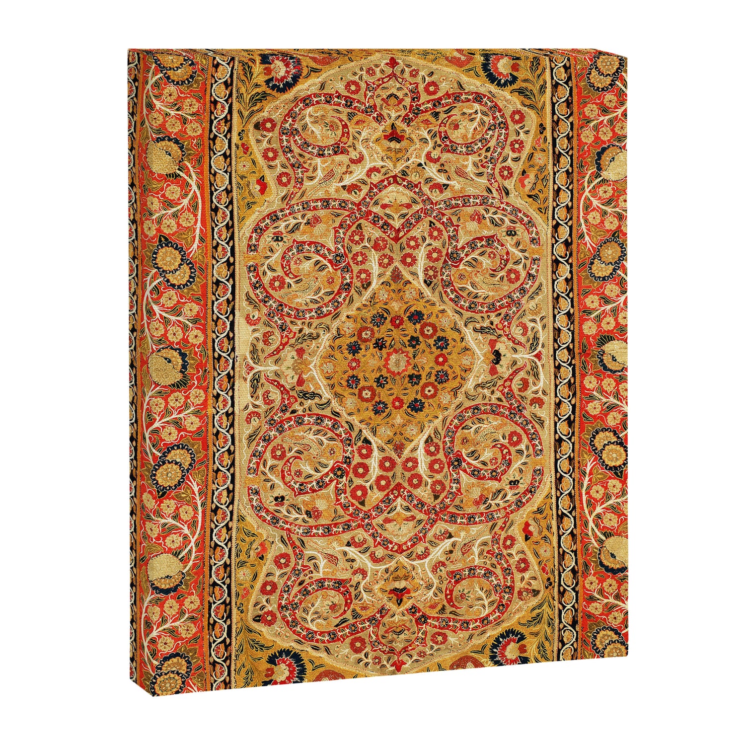 Rasht  Antique North Persian Floral Embroidery Print Canvas Print Gallery Image 3
