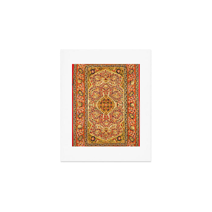 Rasht  Antique North Persian Floral Embroidery Print Art Print Gallery Image 1