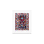 Romanian  Antique  Double Niche Carpet Print Art Print Gallery Image 1