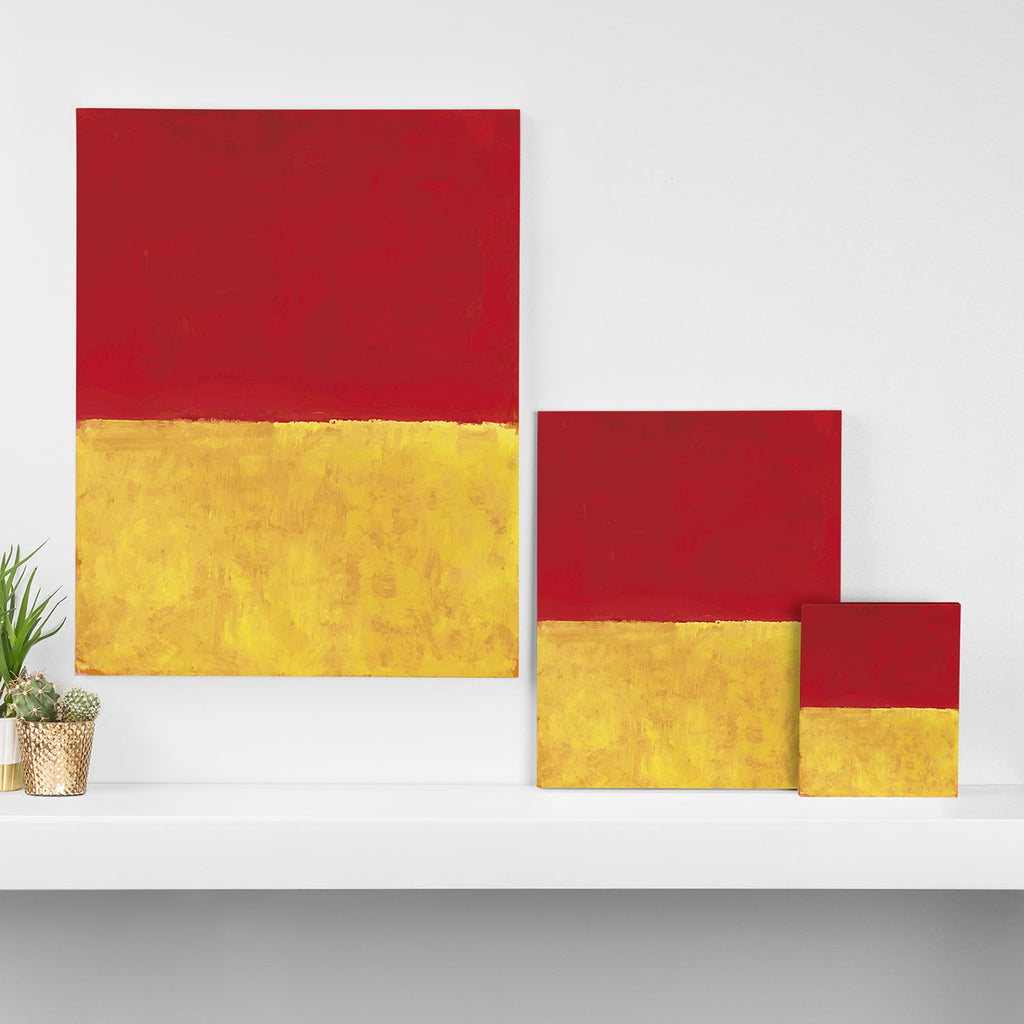 Rothko Red Yellow Untitled Canvas Print Gallery Image 3