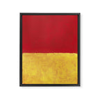 Rothko Red Yellow Untitled Framed Canvas Print Gallery Image 3
