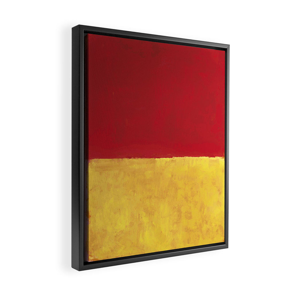 Rothko Red Yellow Untitled Framed Canvas Print Gallery Image 2