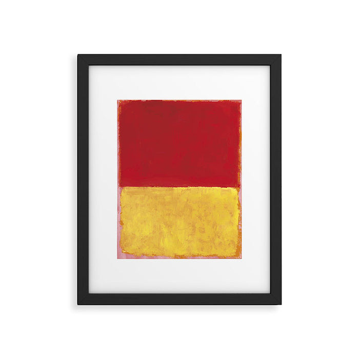 Rothko Red Yellow Untitled Framed Art Print Gallery Image 1