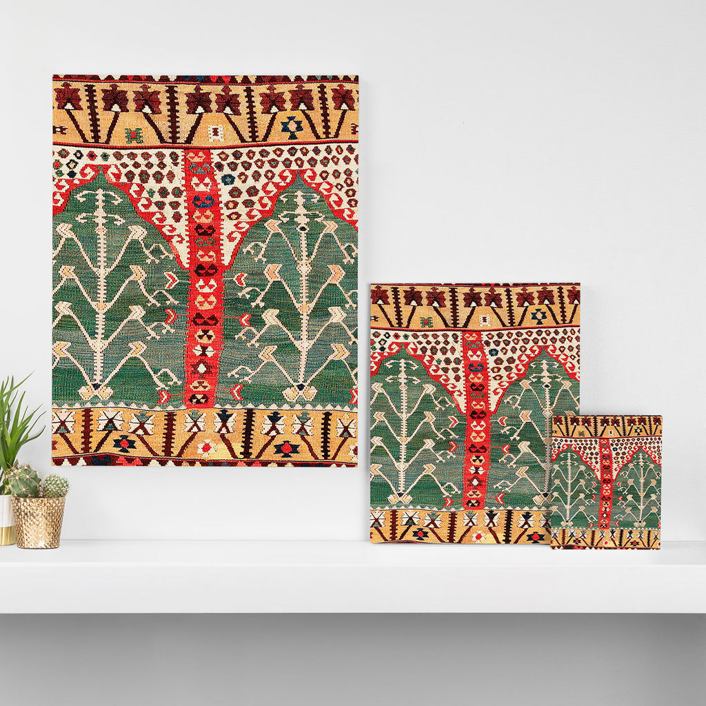 Saf Gümüshane Northeast Anatolian Kilim Print Canvas Print Gallery Image 3