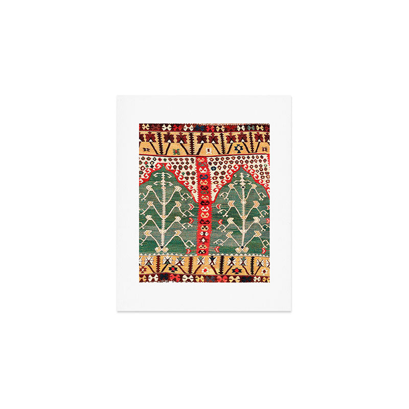 Saf Gümüshane Northeast Anatolian Kilim Print Art Print Gallery Image 1