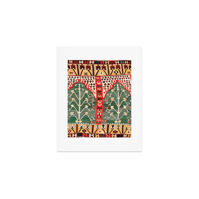 Saf Gümüshane Northeast Anatolian Kilim Print Art Print Gallery Image 1