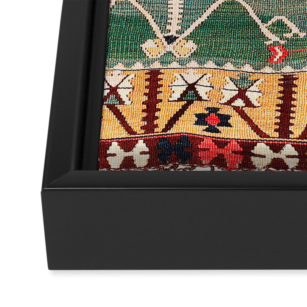 Saf Gümüshane Northeast Anatolian Kilim Print Framed Canvas Print Gallery Image 3