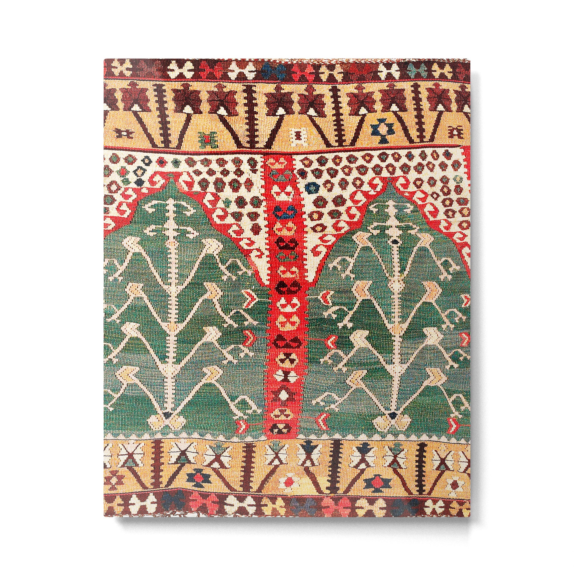 Saf Gümüshane Northeast Anatolian Kilim Print Metal Print Gallery Image 4