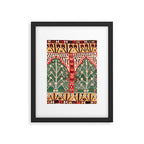 Saf Gümüshane Northeast Anatolian Kilim Print Framed Art Print Gallery Image 5