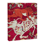 Safavid Antique Hunting Rug Animal Print Canvas Print Gallery Image 3