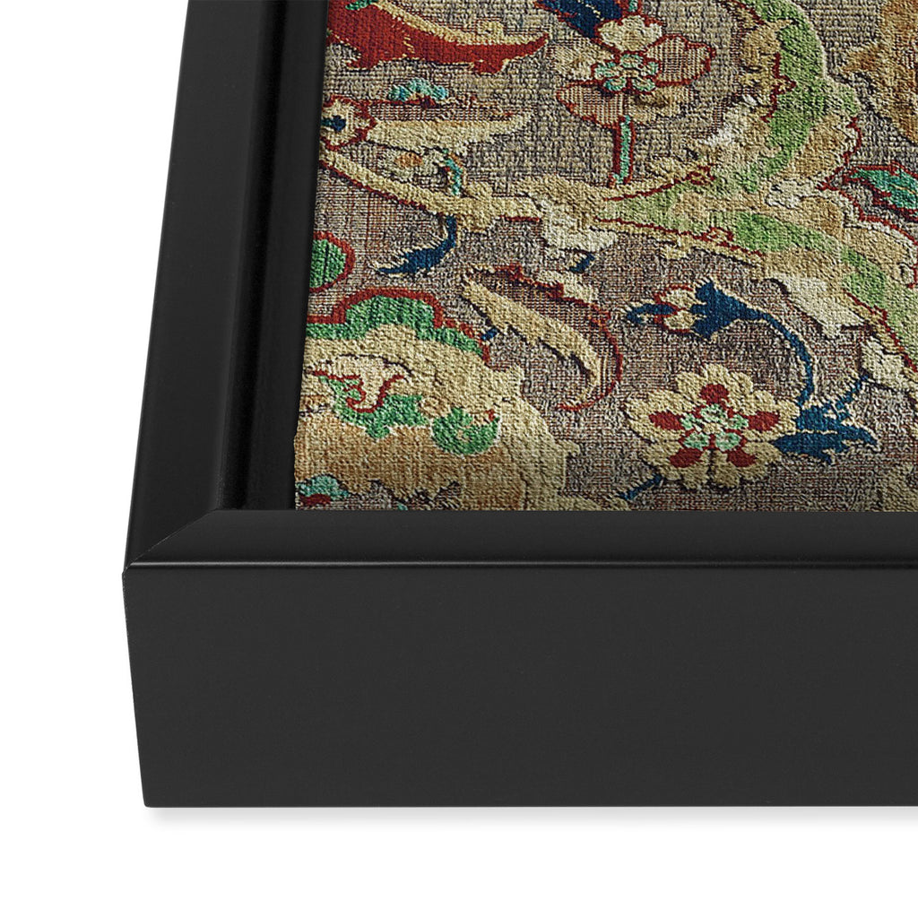 Safavid Dynasty Floral Carpet Framed Canvas Print Gallery Image 3