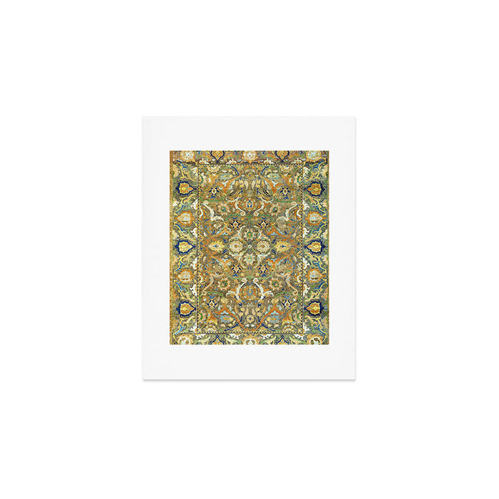 Safavid 'Polonaise' 17th Century Persian Carpet Print Art Print Gallery Image 1