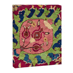 Safavid Rug Detail Abstract Low Poly Geometric Vector Art Canvas Print Gallery Image 8