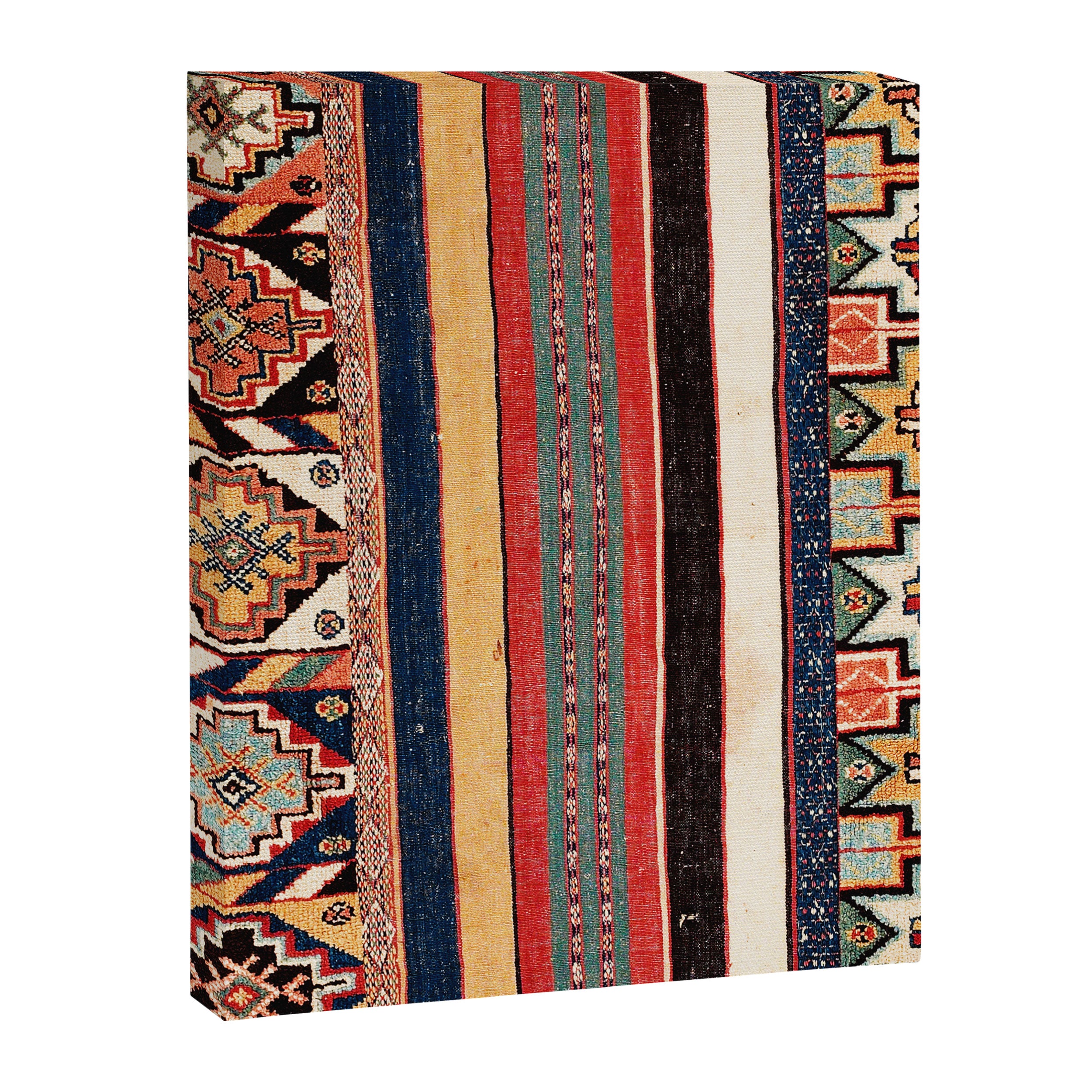 Salé  Antique Morocco North African Flatweave Rug Print Canvas Print Gallery Image 3