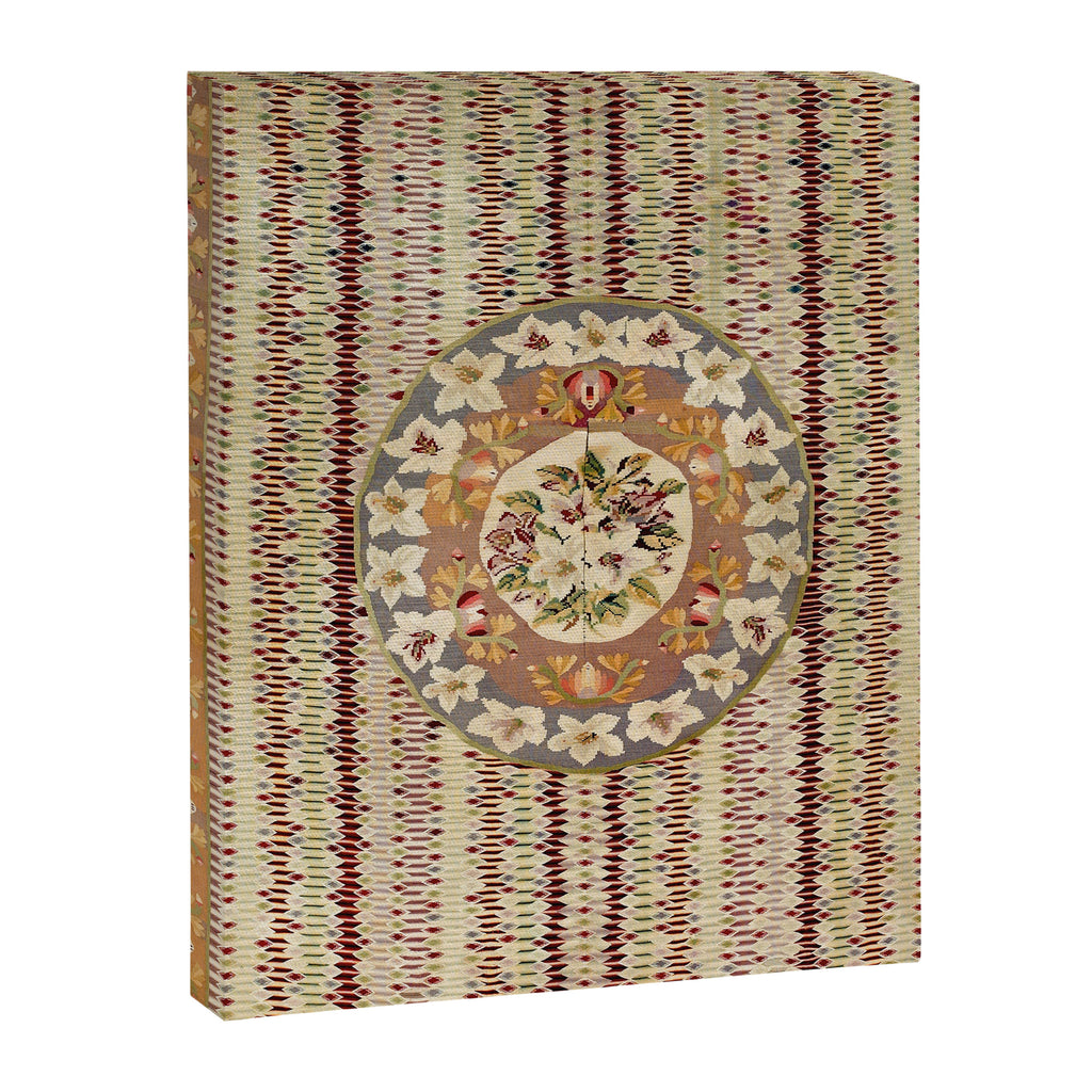 Saltillo North Mexican Serape Floral Blanket Print Canvas Print Gallery Image 6