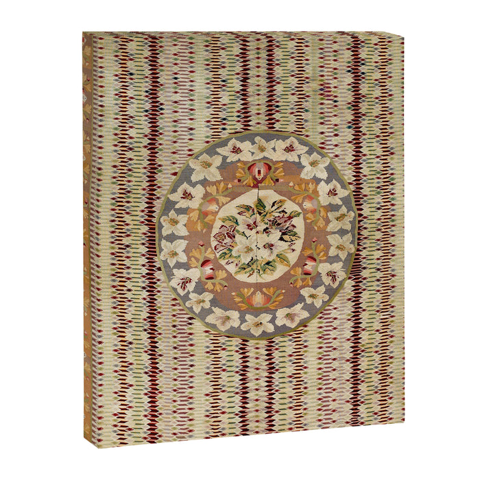 Saltillo North Mexican Serape Floral Blanket Print Canvas Print Gallery Image 1