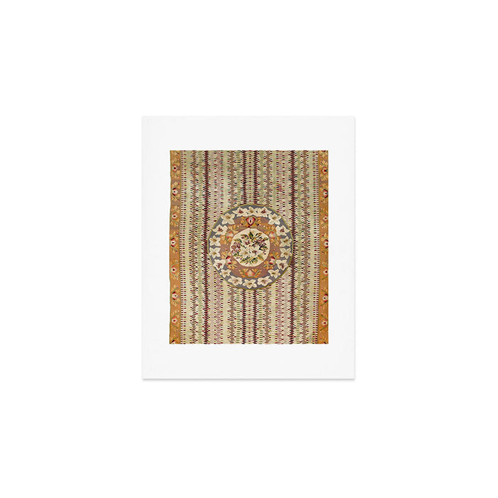 Saltillo North Mexican Serape Floral Blanket Print Art Print Gallery Image 1
