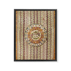 Saltillo North Mexican Serape Floral Blanket Print Framed Canvas Print Gallery Image 6
