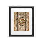 Saltillo North Mexican Serape Floral Blanket Print Framed Art Print Gallery Image 4