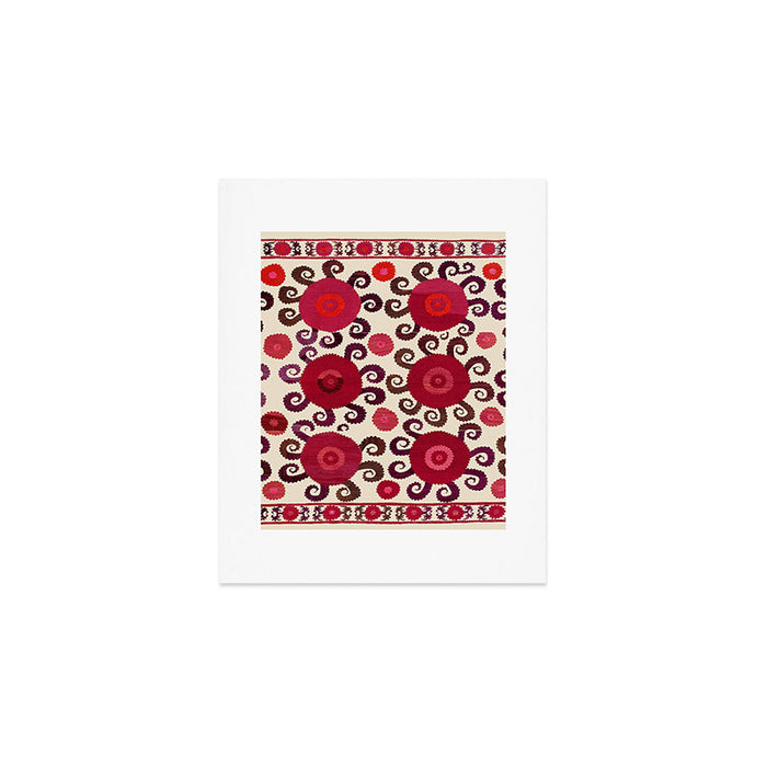 Samarkand  Southwest Uzbekistan Suzani Embroidery Print Art Print Gallery Image 1