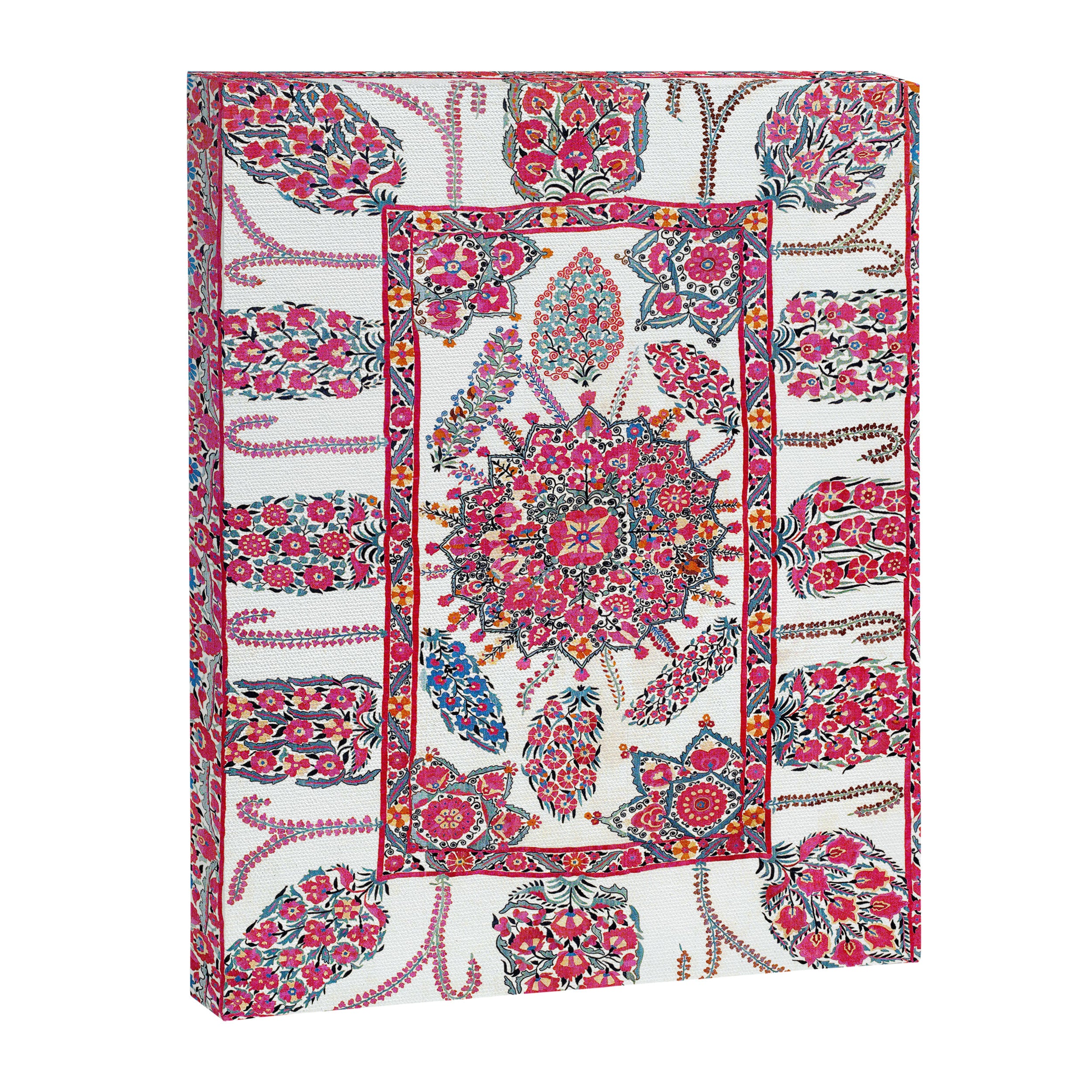 Samarkand Suzani  Antique Uzbekistan Embroidery Print Canvas Print Gallery Image 3
