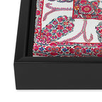 Samarkand Suzani  Antique Uzbekistan Embroidery Print Framed Canvas Print Gallery Image 3