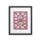 Samarkand Suzani  Antique Uzbekistan Embroidery Print Framed Art Print Gallery Image 5