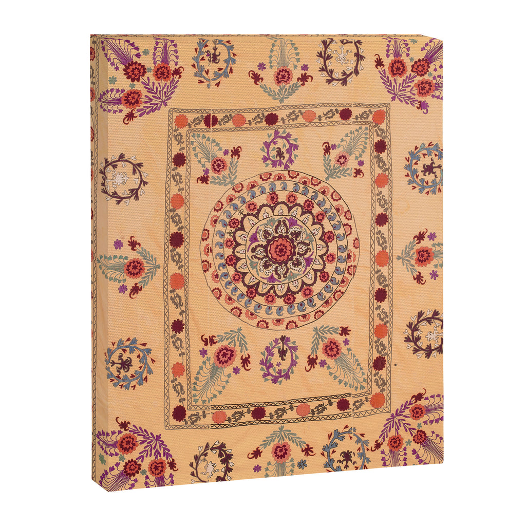 Samarkand Suzani  Antique Uzbekistan Rug Print Canvas Print Gallery Image 3