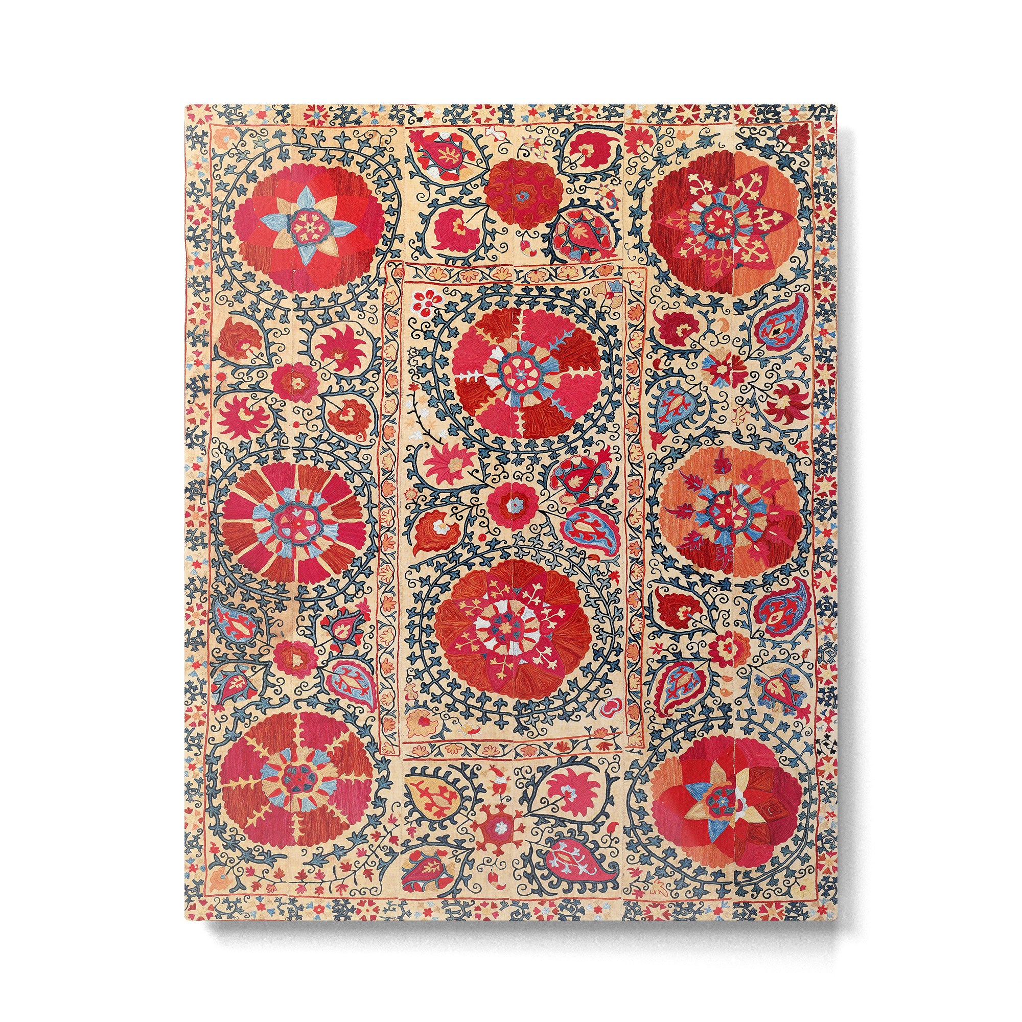 Samarkand Suzani Southwest Uzbekistan Embroidery Metal Print Gallery Image 4